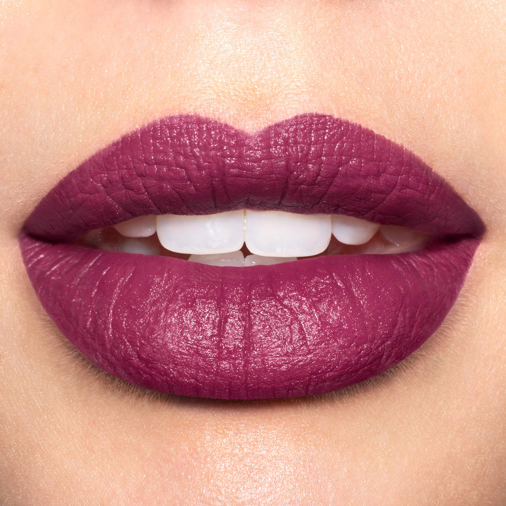 Revlon Luscious Mattes close-up highlights creamy texture and even color glide