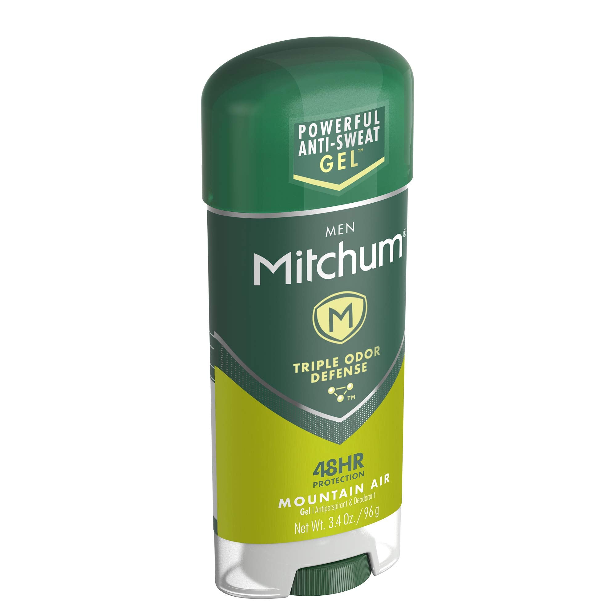REVLON Mitchum Mountain Air gel application demonstrates invisible finish.