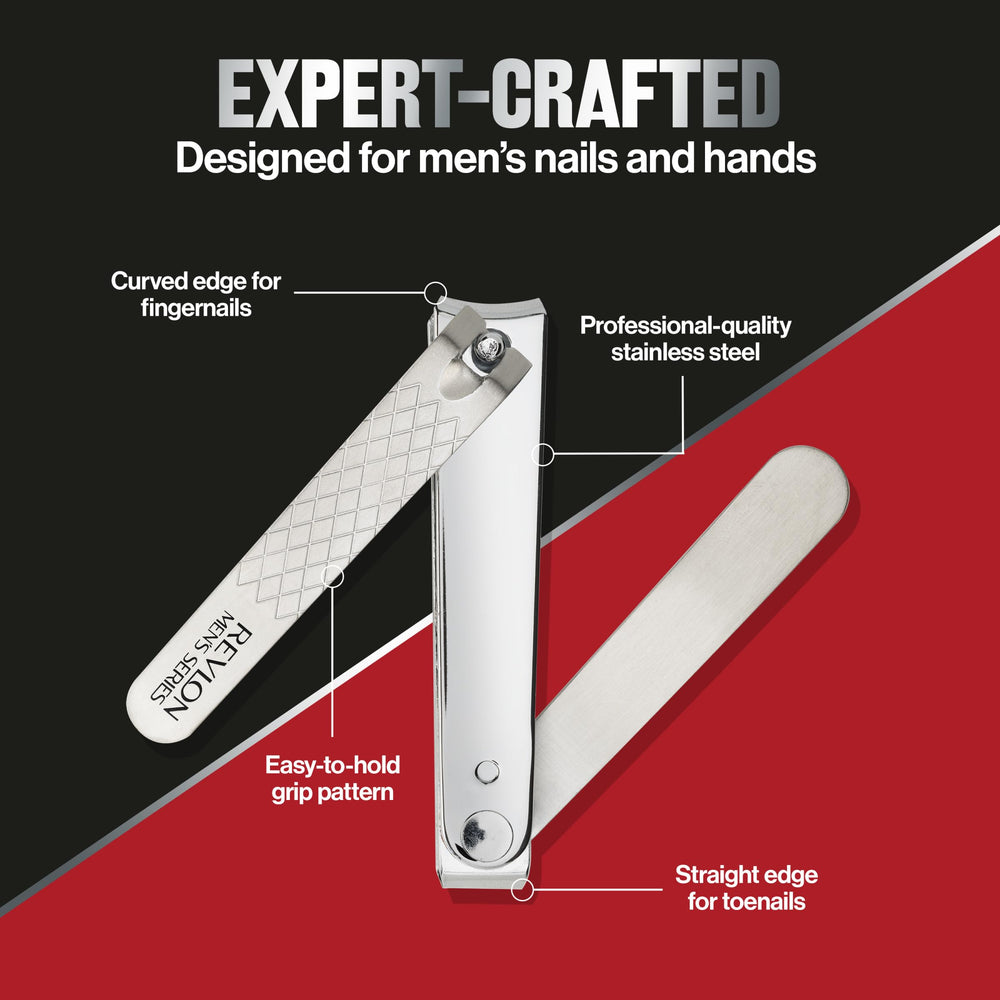 REVLON nail clipper curved edge for shaping nails