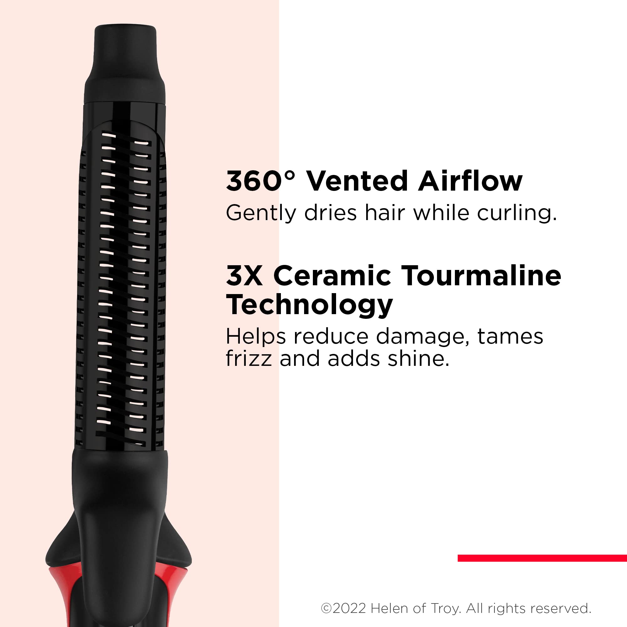 REVLON One-Step Blowout Styler in-progress styling for quick curl and dry