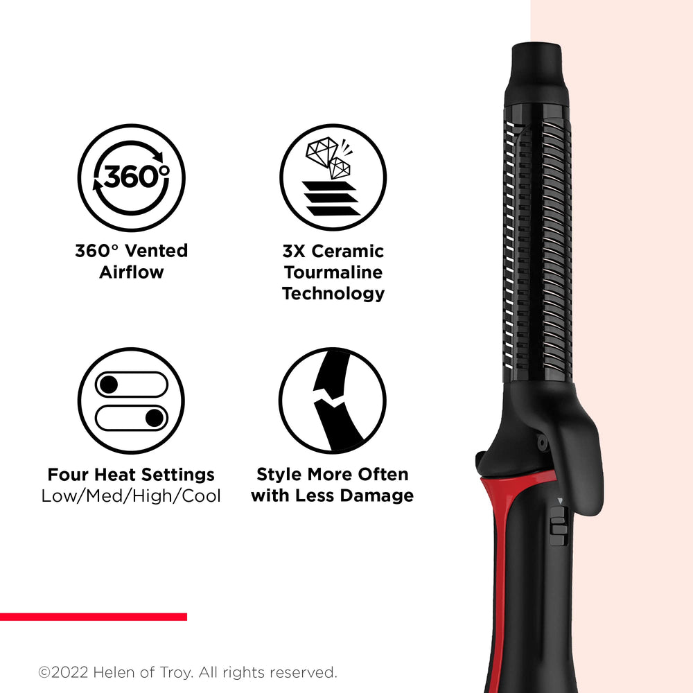 REVLON One-Step Blowout Styler swivel cord enhances maneuverability during styling