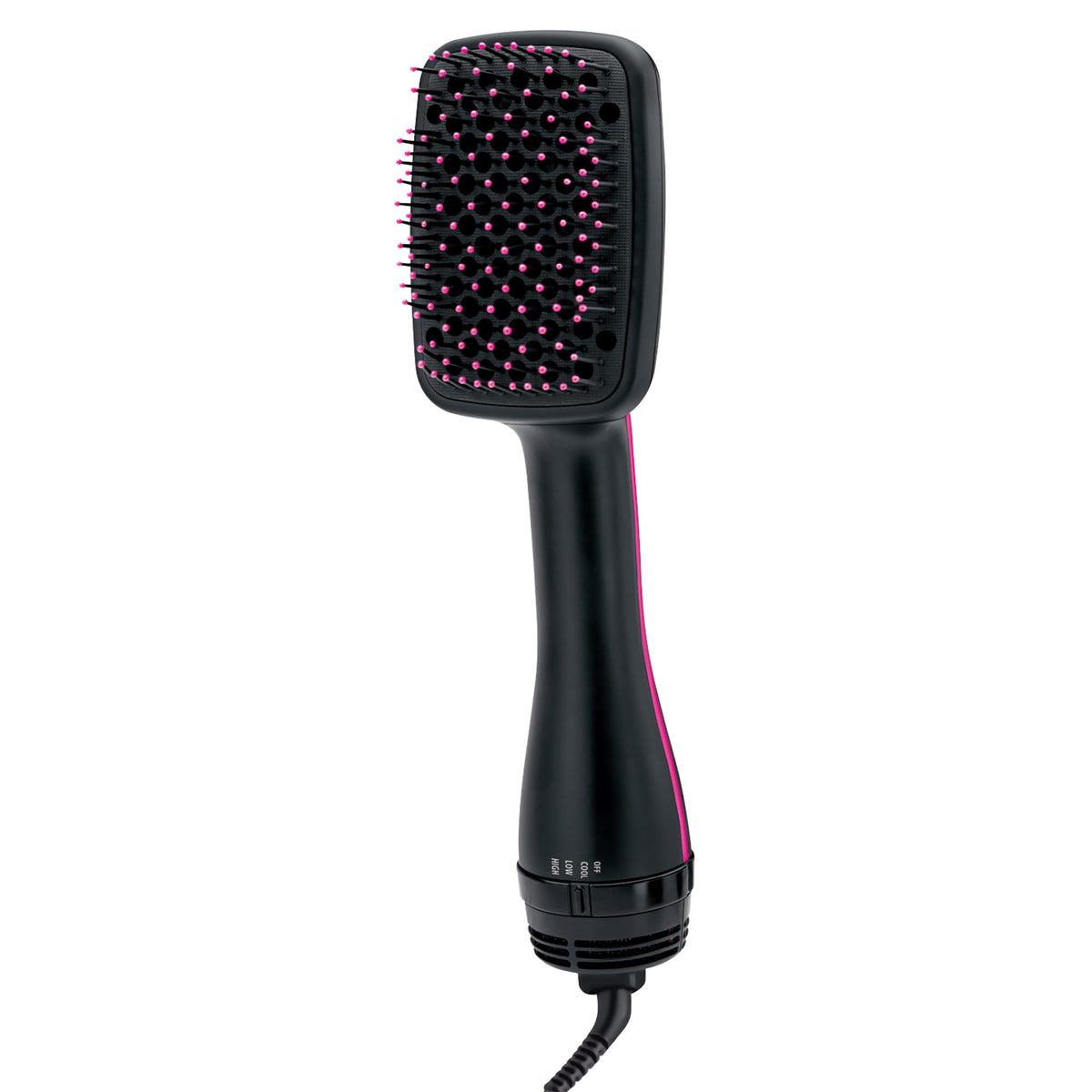 REVLON One-Step Hair Dryer and Styler paddle close-up for quick, smooth home blowouts.