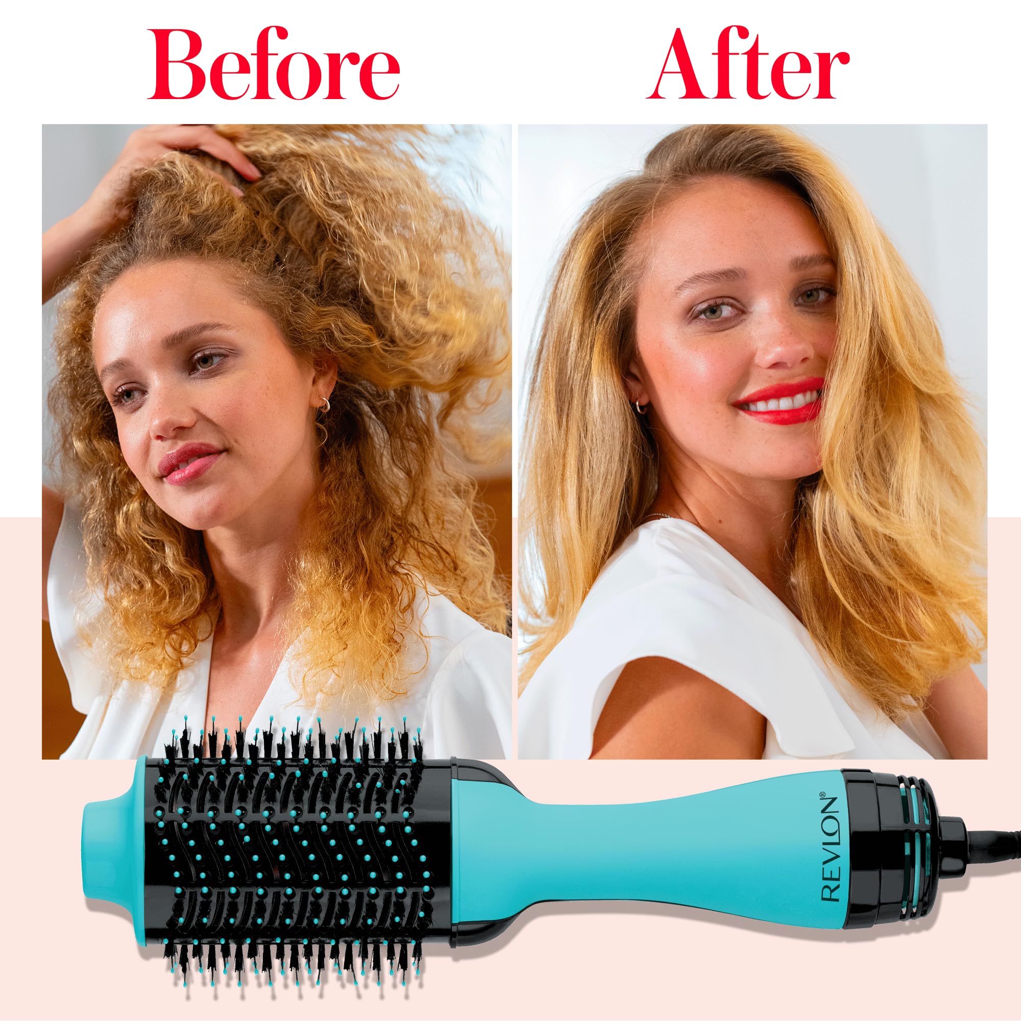 REVLON One-Step Mint storage-ready image shows safe cool-down.