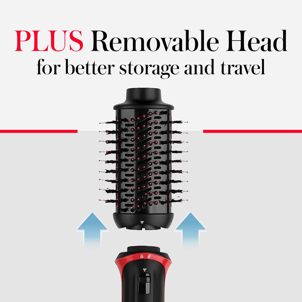 Revlon One-Step Volumizer Plus flips and waves styling options.