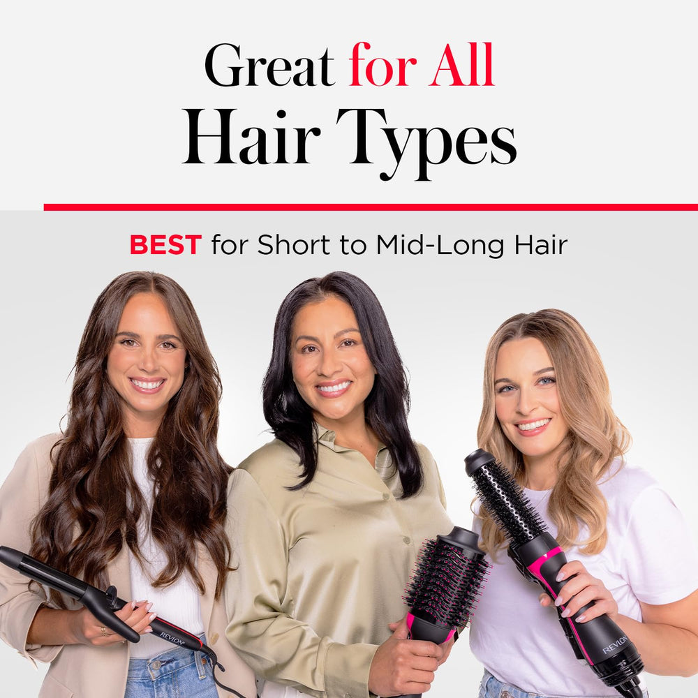 Revlon One-Step Volumizer Plus quick-dry styling saves time.