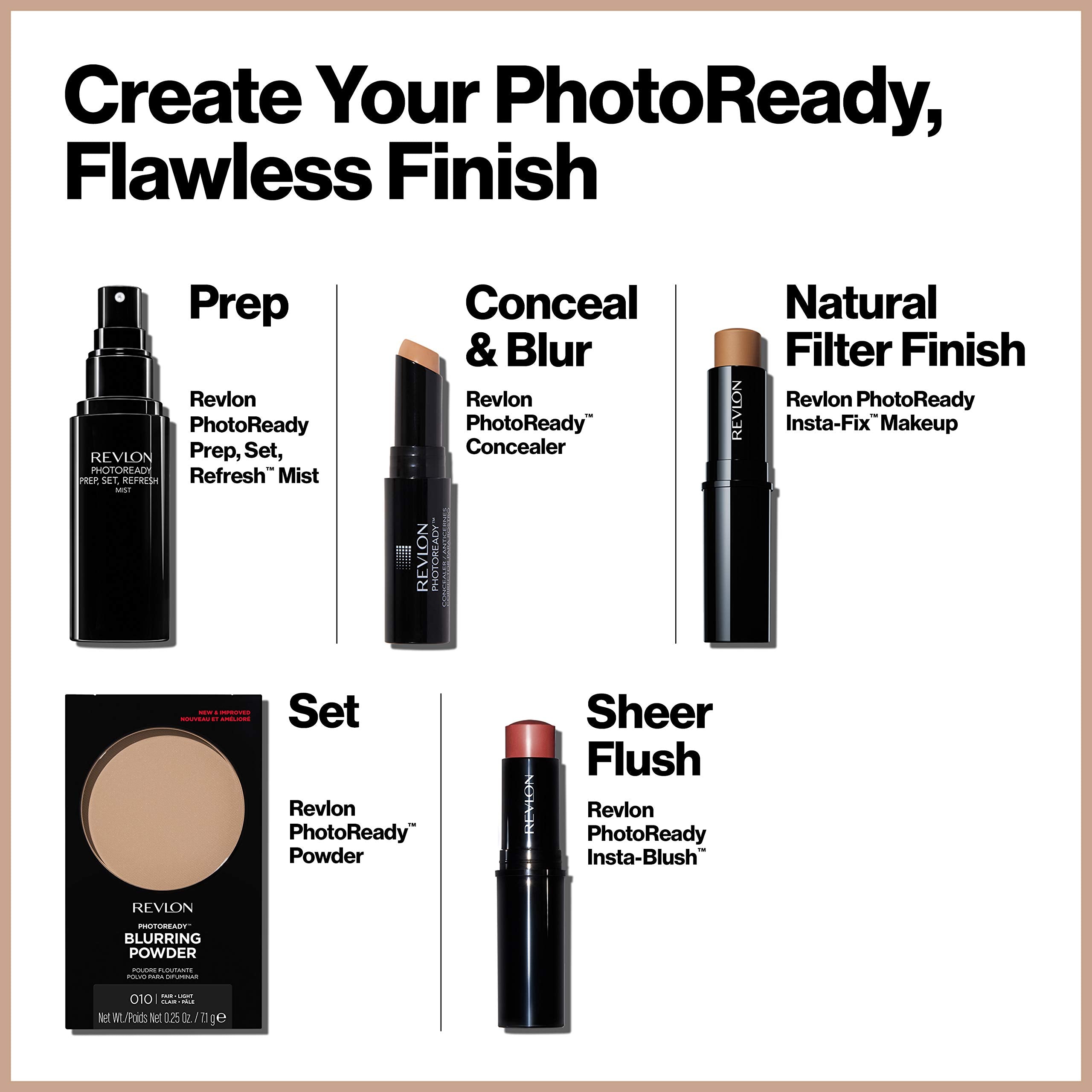 REVLON PhotoReady Blurring Powder is travel-friendly for daily use.