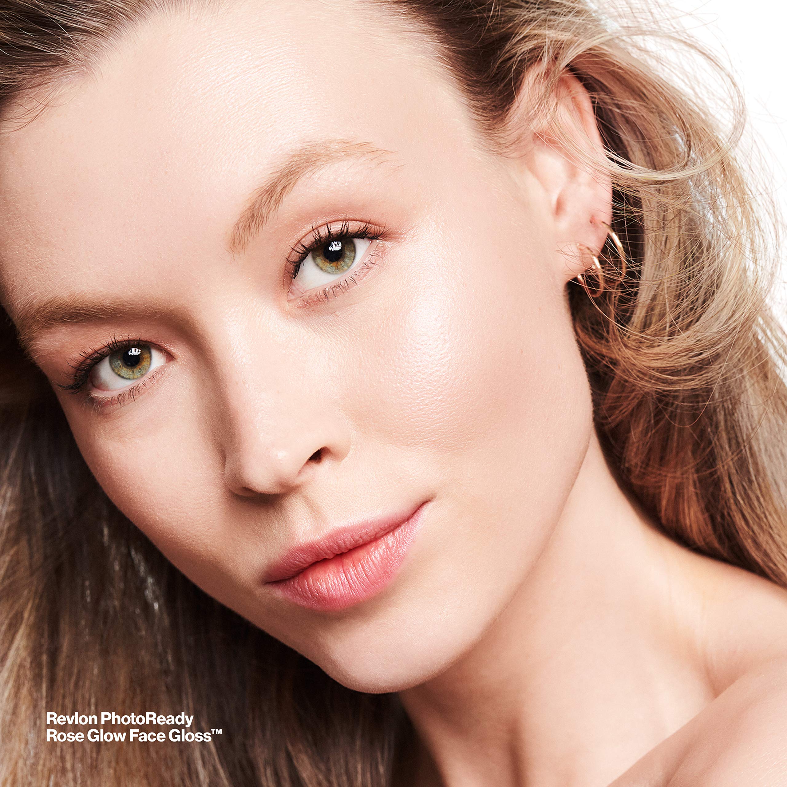 Revlon Rose Glow illuminated skin with light-reflecting pearls.