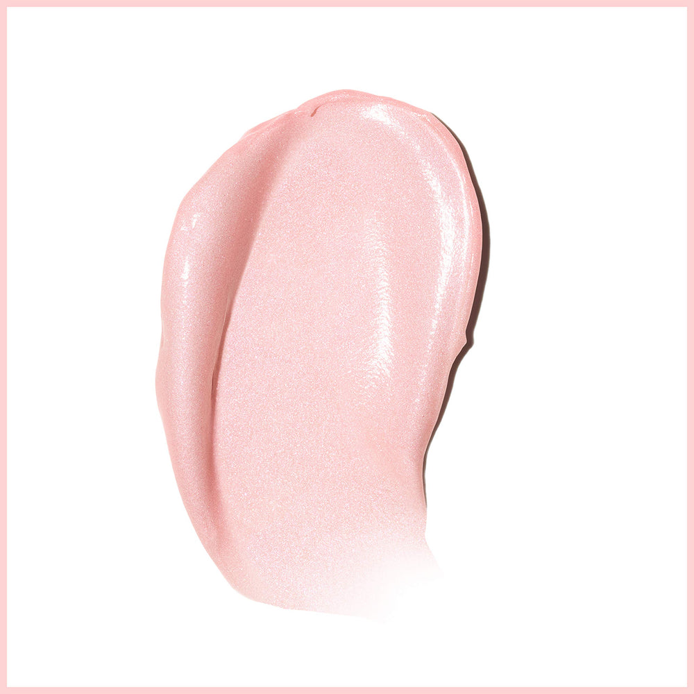 Revlon PhotoReady Face Gloss Rose Glow swirl shows translucent rosy shine for natural glow.