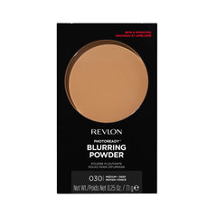 Revlon PhotoReady blurring powder compact with brush delivers a shine-free, flawless finish.