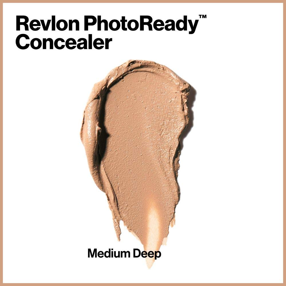 REVLON PhotoReady Concealer medium-deep 005 blends with skin tone.