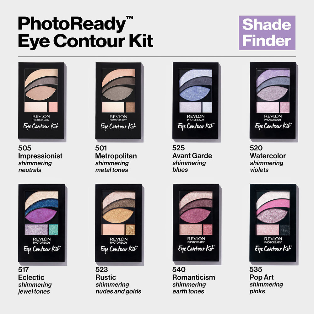 Revlon PhotoReady Eye Contour Kit Pop Art packaging compact and travel‑friendly
