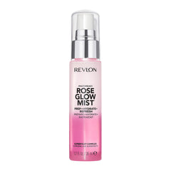 REVLON niebla facial brillo rosado - botella para primer suave e hidratación