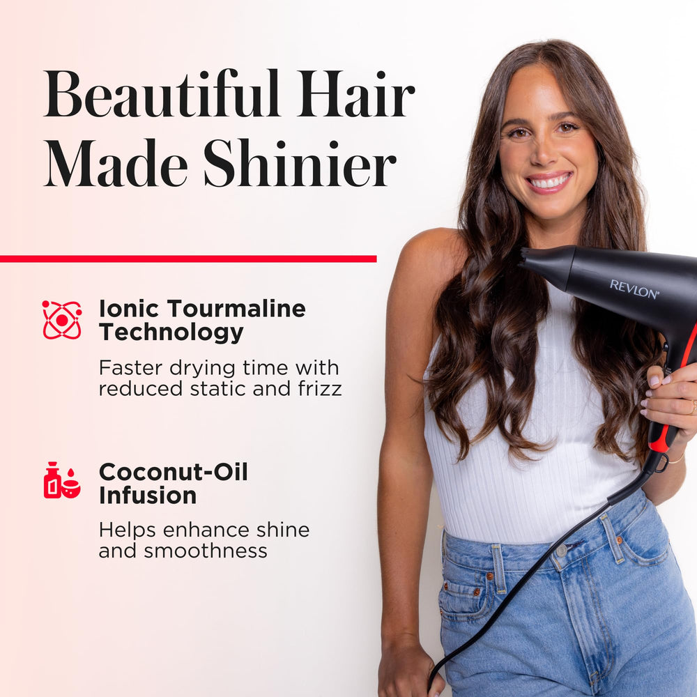Revlon SmoothStay diffuser attachment creates defined curls and volume.