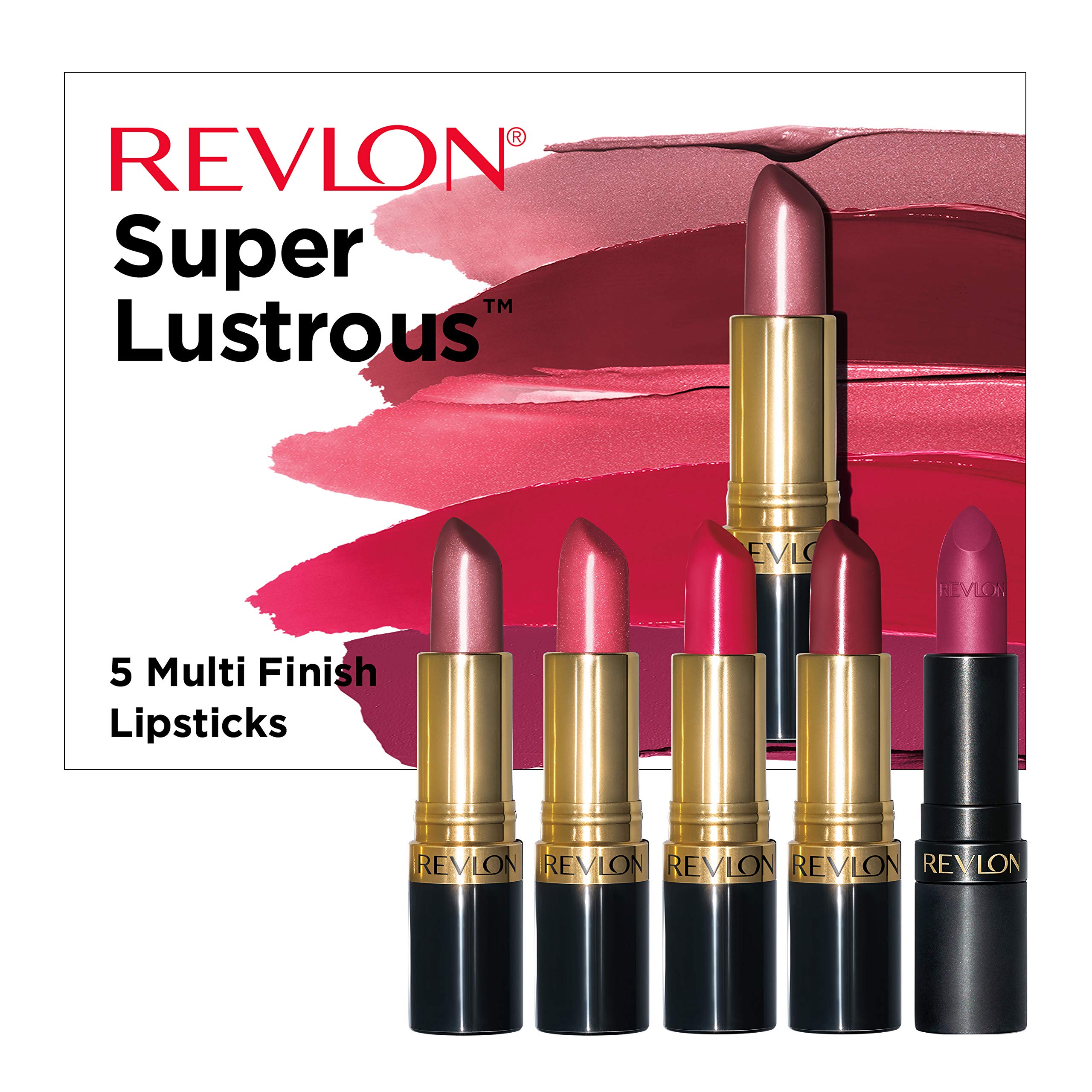 Revlon Super Lustrous 430 Soft Silver Rose pearl finish swatch adds pink glow.