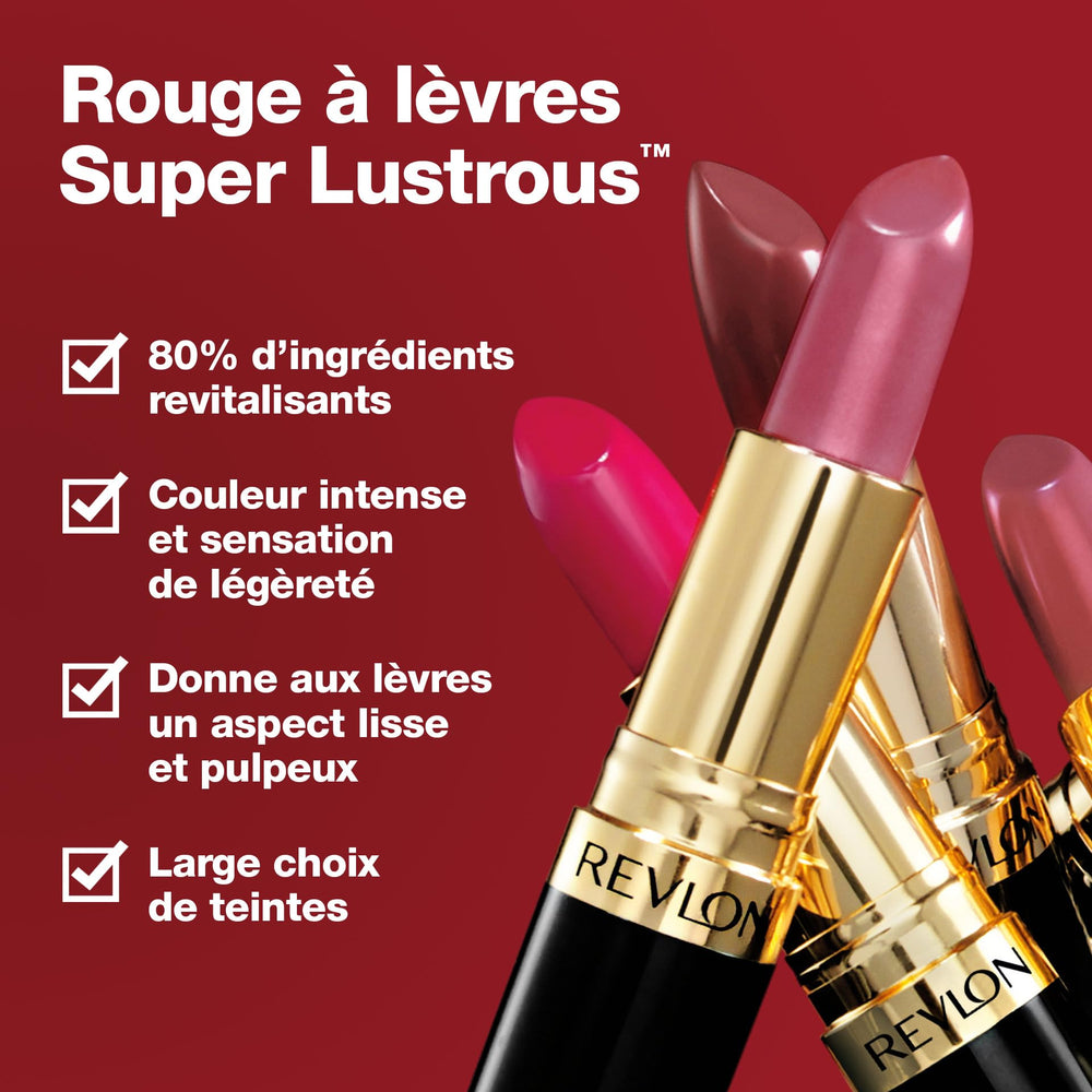 Revlon Super Lustrous Fire Ice application pout highlights smooth color transfer