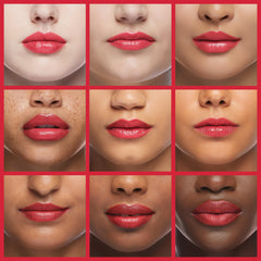 Revlon Super Lustrous Fire Ice pearl finish lips with luminous shine