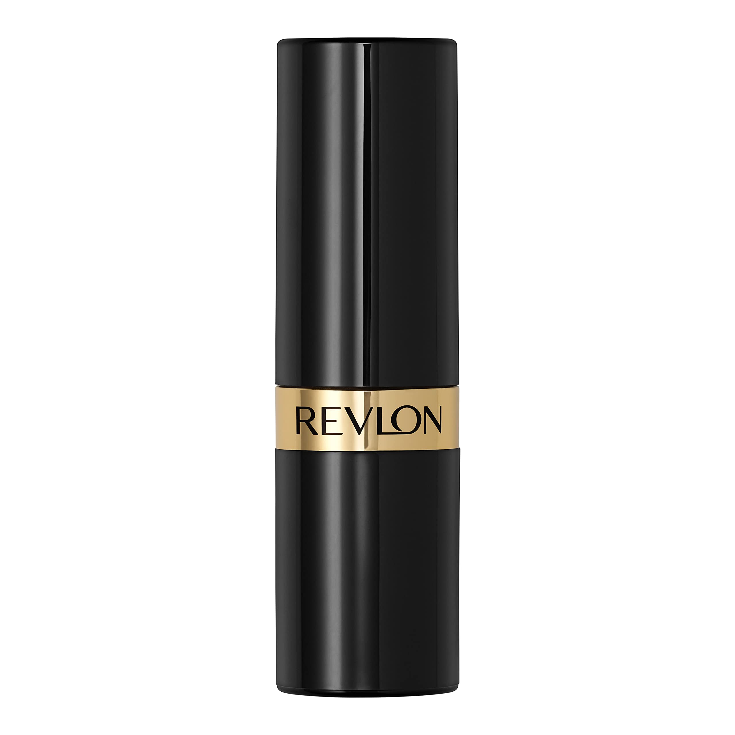 REVLON Super Lustrous Lipstick packaging image highlights travel-friendly, portable design.