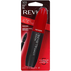 Revlon Ultimate All-In-One Mascara wand shows mini oval brush for precise coverage
