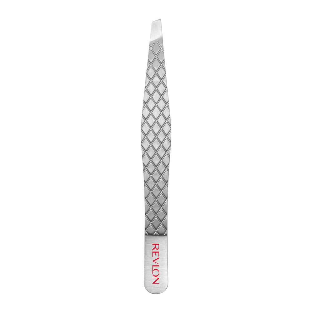 Pinzas REVLON Ultimate Slant, precisión extrema para pelos diminutos.