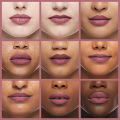 Revlon Ultra HD Matte Lip Mousse Death Valley 830 application close-up highlights creamy, comfortable wear.