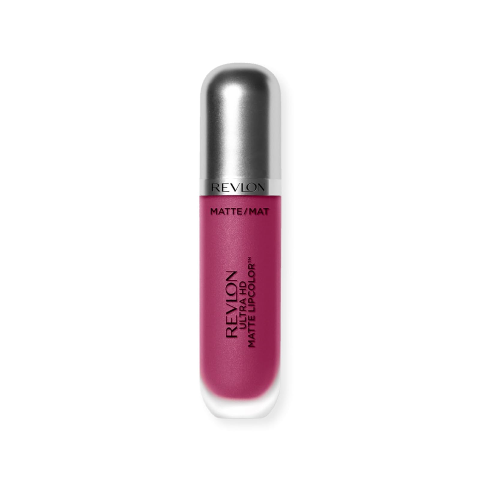 Revlon Ultra HD Matte Lipcolor packaging closeup highlighting luxe matte finish