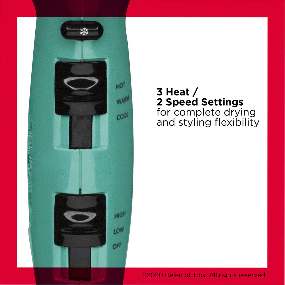Revlon Volume Booster green unit with cool shot to lock style.