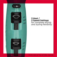 Revlon Volume Booster green unit with cool shot to lock style.