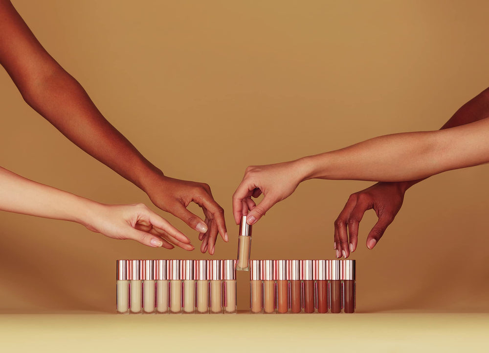 Revolution Beauty London matte-finish concealer on skin for long-lasting definition