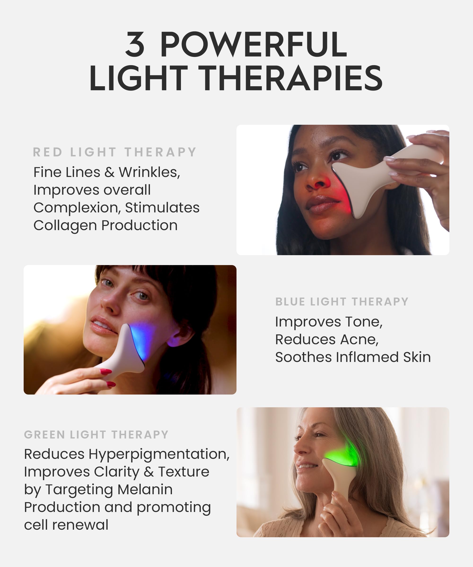 REVOMADIC REVO Genie heat-and-vibration activation on skin surface for soothing, comfortable feel