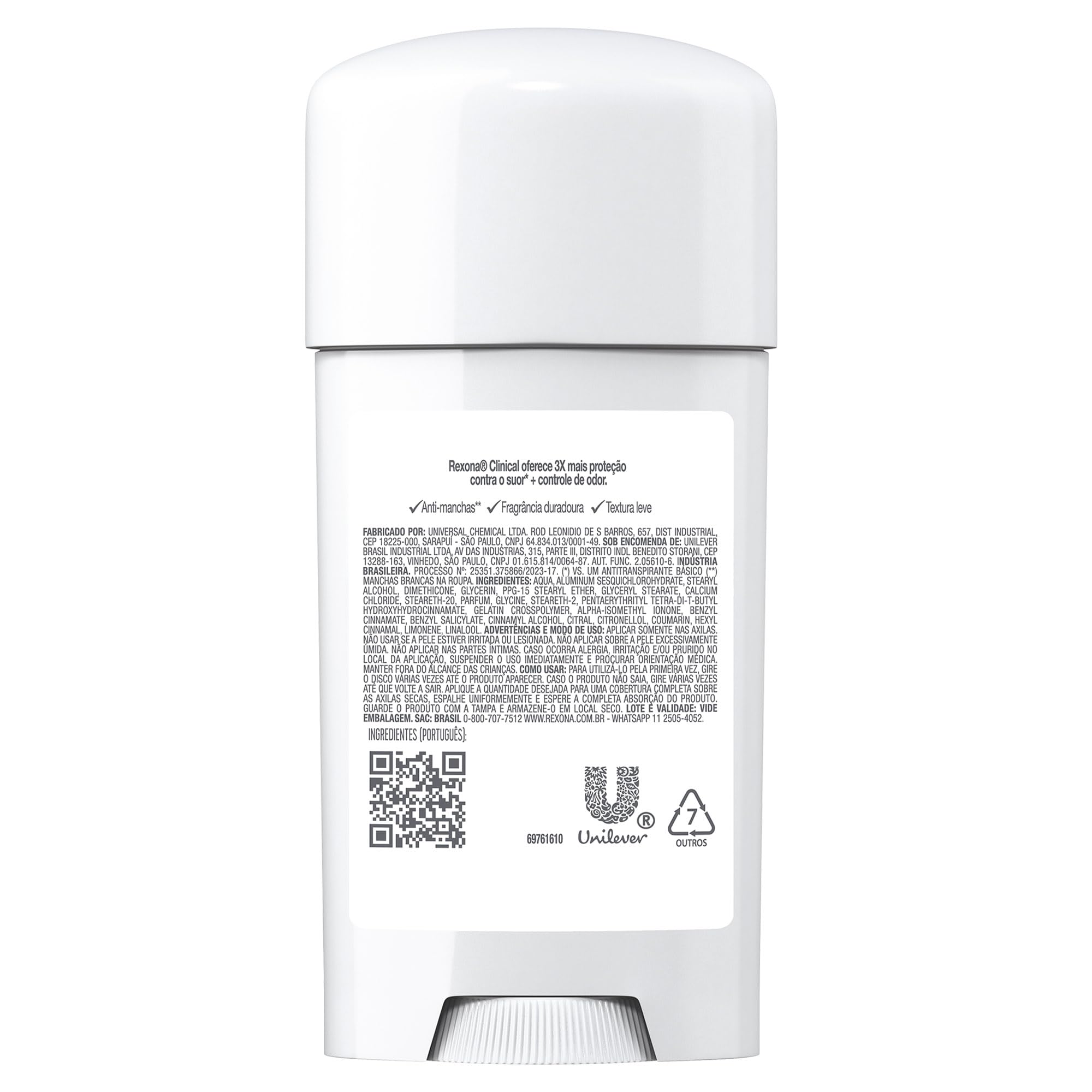 Rexona Maximum protection in a compact 58g stick for on-the-go use.