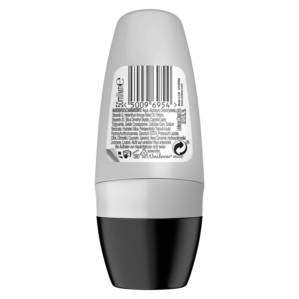 Rexona Cobalt dry-coverage illustrates protection against underarm wetness during activity.