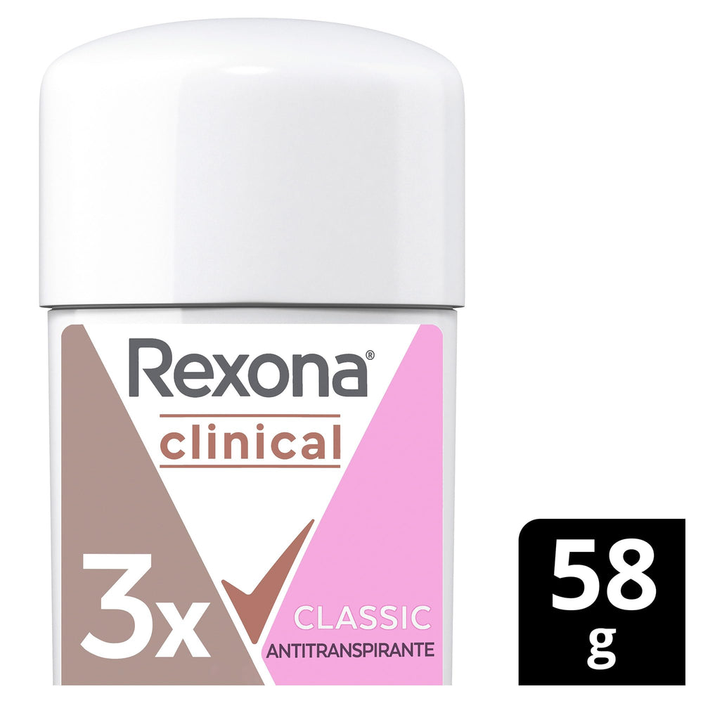 Rexona Clinical deodorant eases heavy sweating and odor with confidence.
