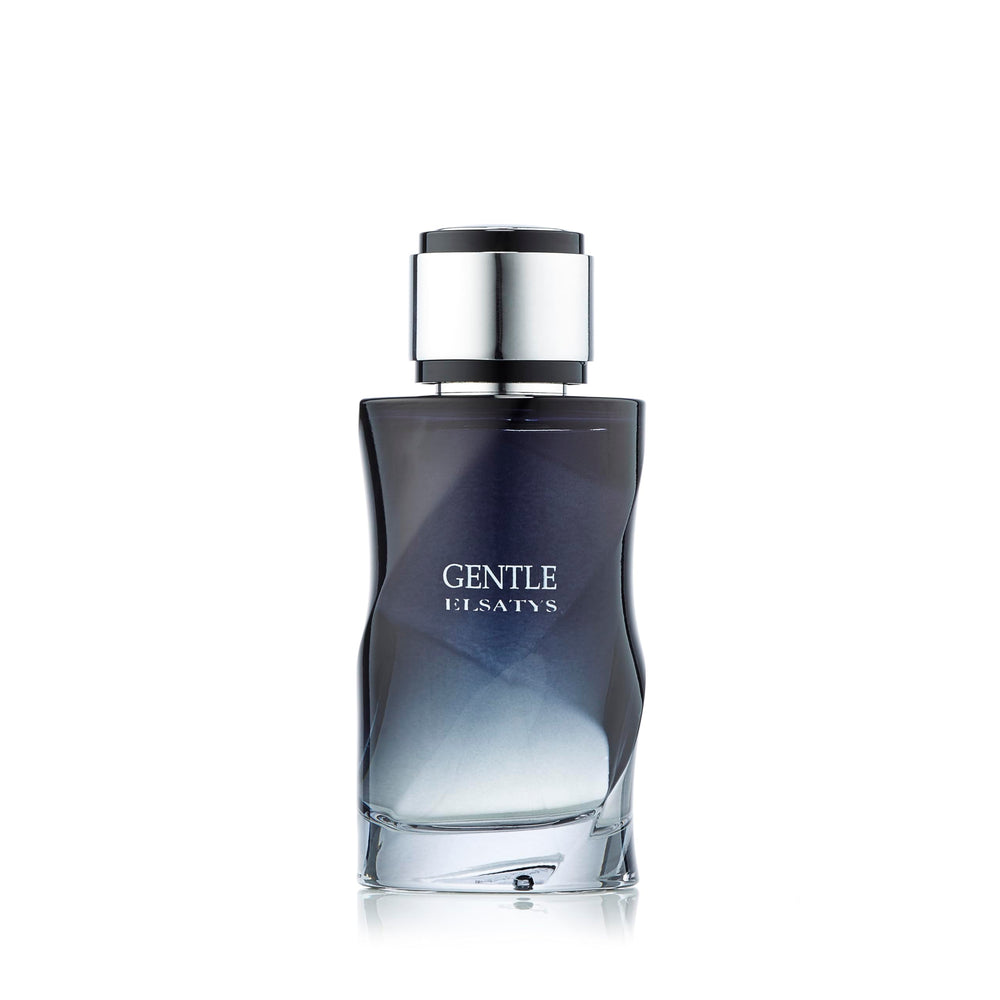Gentle Elsatys bottle on shelf signals signature daily fragrance for work and social occasions