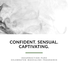 Reyane Tradition Insurrection Pure bottle pour showing layered scent for daily allure