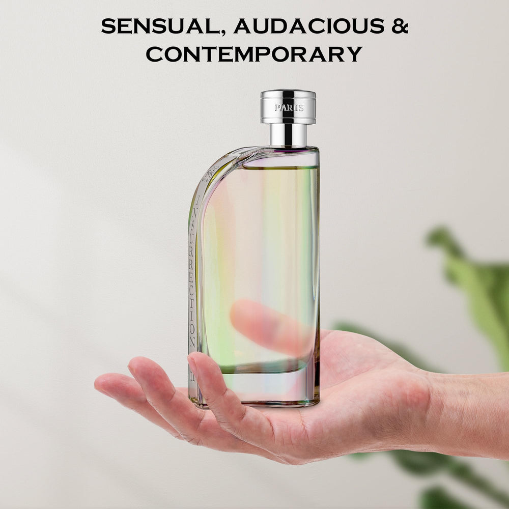 Reyane Tradition Insurrection Pure dramatic-light image emphasizes bold, statement fragrance vibe.