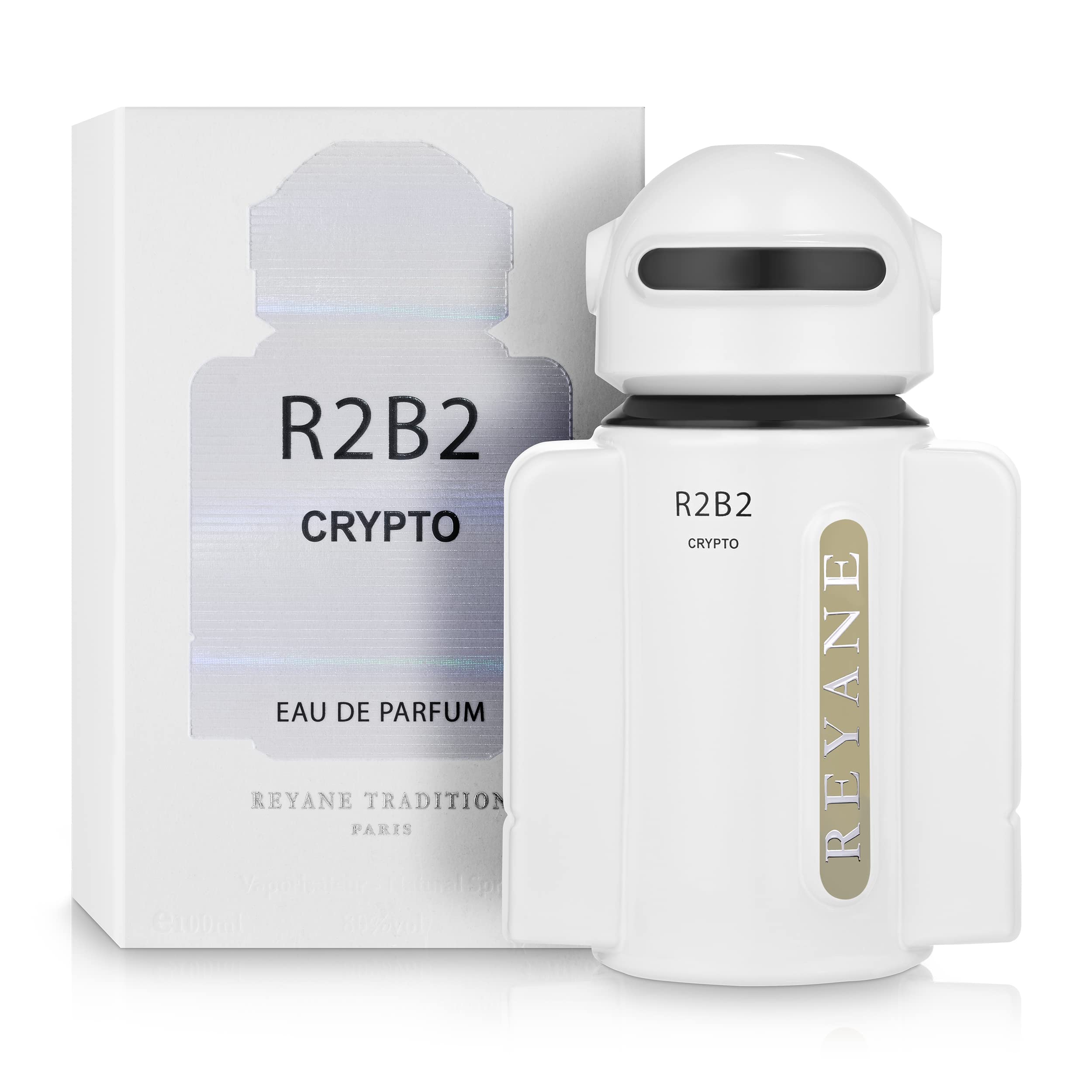 Reyane Tradition R2B2 CRYPTO laser spray-technology close-up; precise, efficient application.