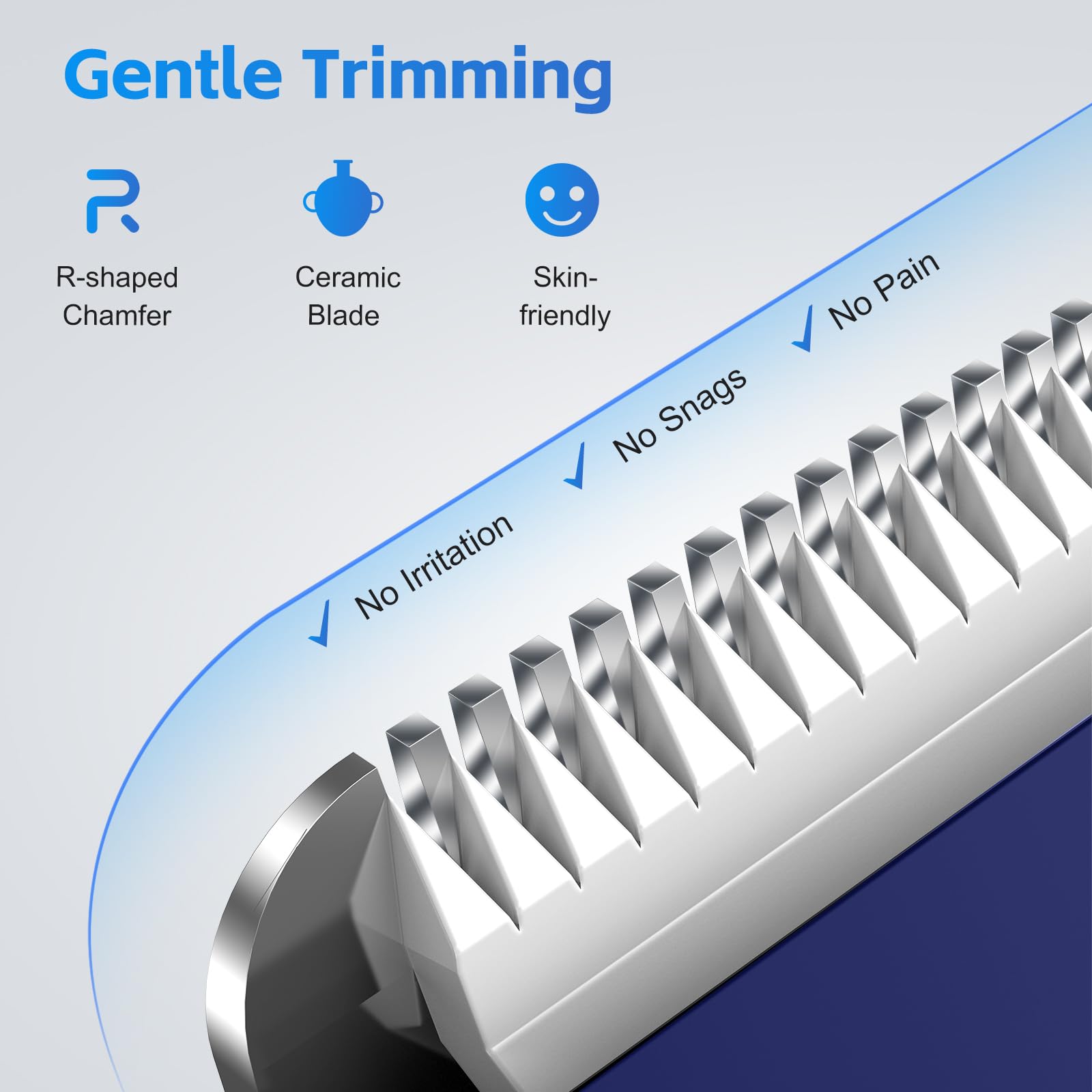 REYOLL electric razor nose-trimmer head exchange for easy grooming.