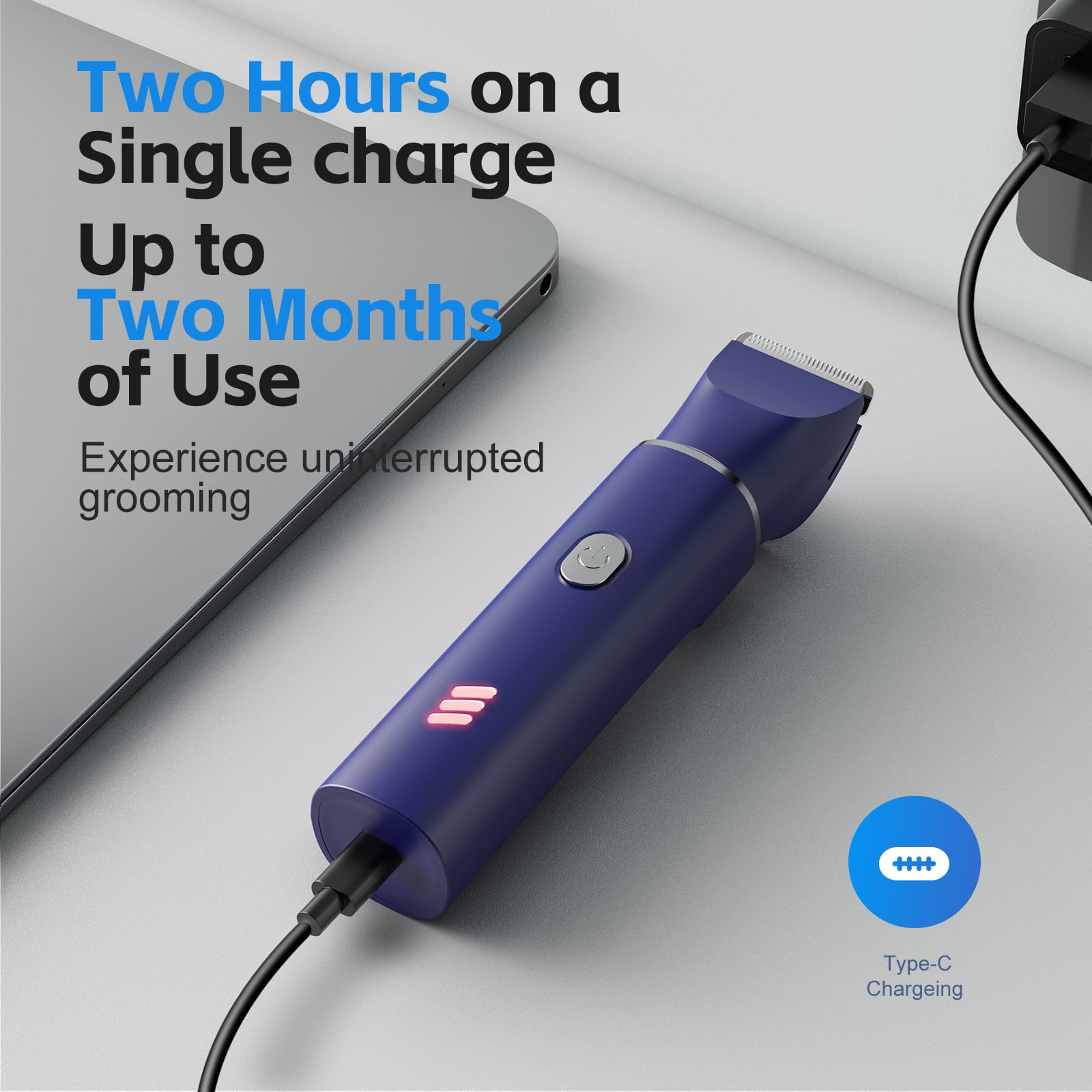 REYOLL electric razor travel lock prevents accidental activation on trips.