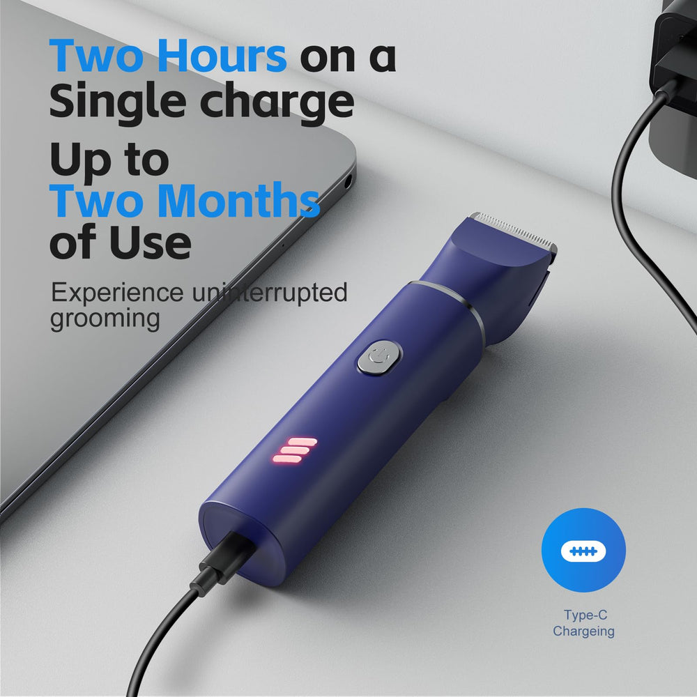 REYOLL electric razor travel lock prevents accidental activation on trips.