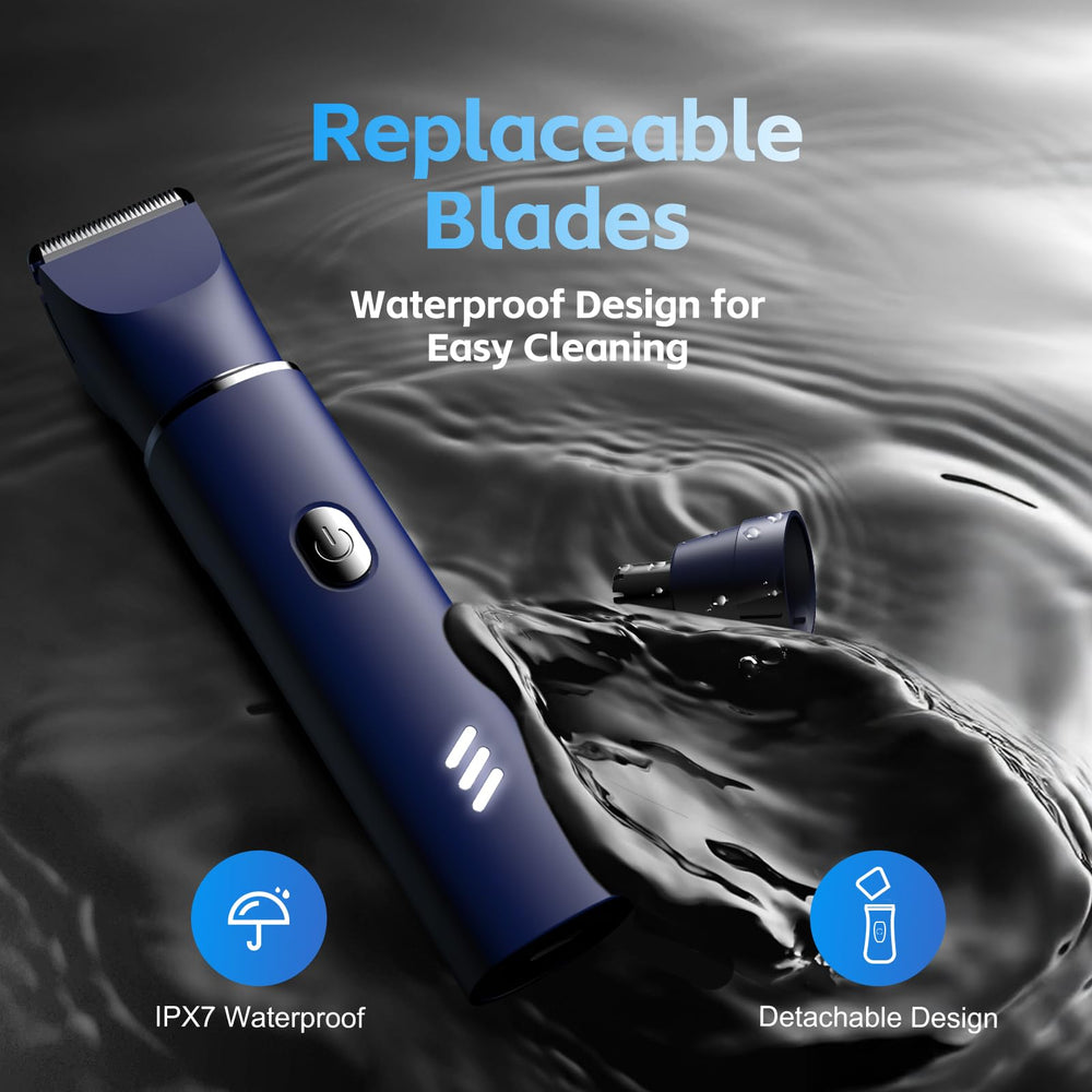 REYOLL electric razor USB-C charging port for fast power on the go.