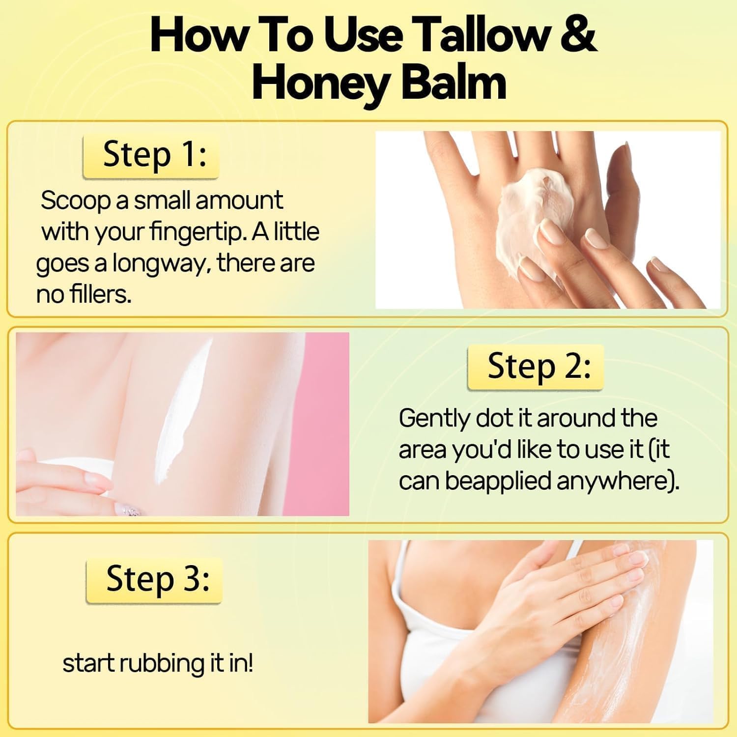 rezebu tallow and honey balm jar closeup highlighting rich texture for deep moisturization