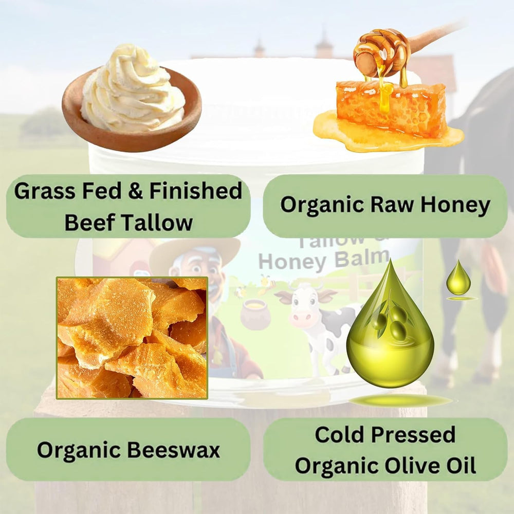 rezebu tallow and honey balm on nighttime routine for overnight rejuvenation