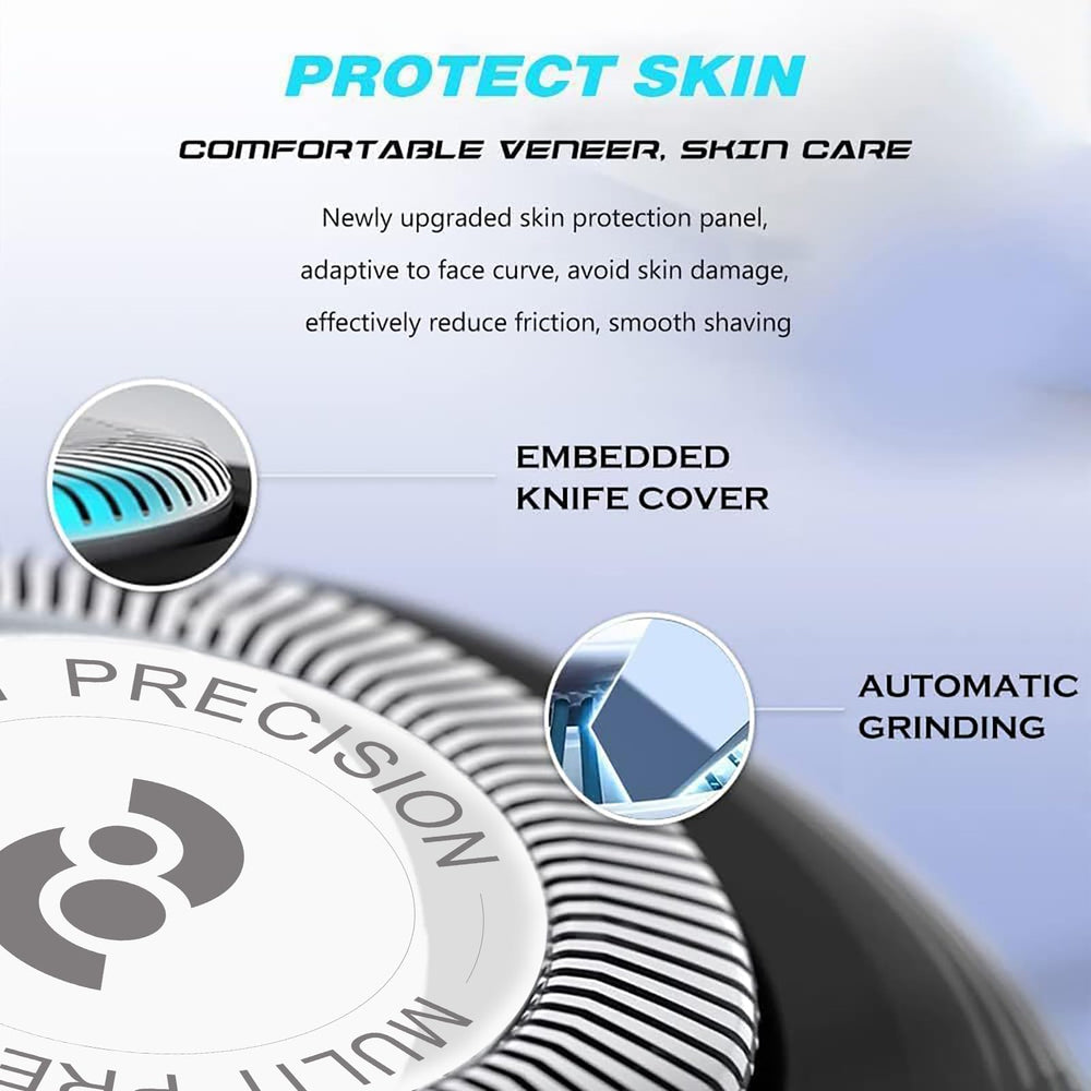 RF RollingFit Aquatec compatibility with Philips shavers enables smooth, reliable operation