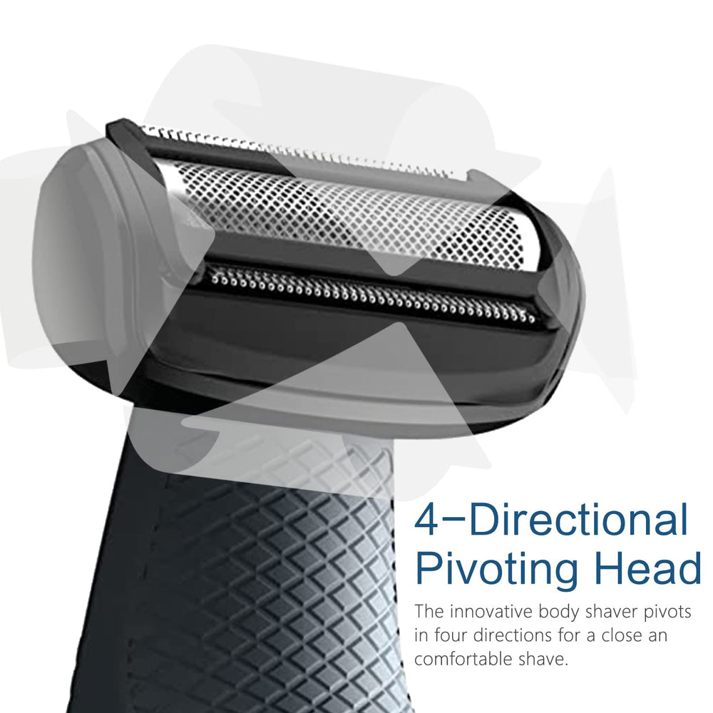 RF RollingFit BG5000 installation image showing quick snap-on fit after replacement for comfortable grooming