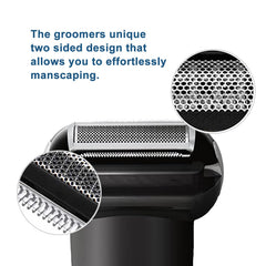 RF RollingFit BG5000 replacement heads compatible with Philips Norelco for seamless body grooming