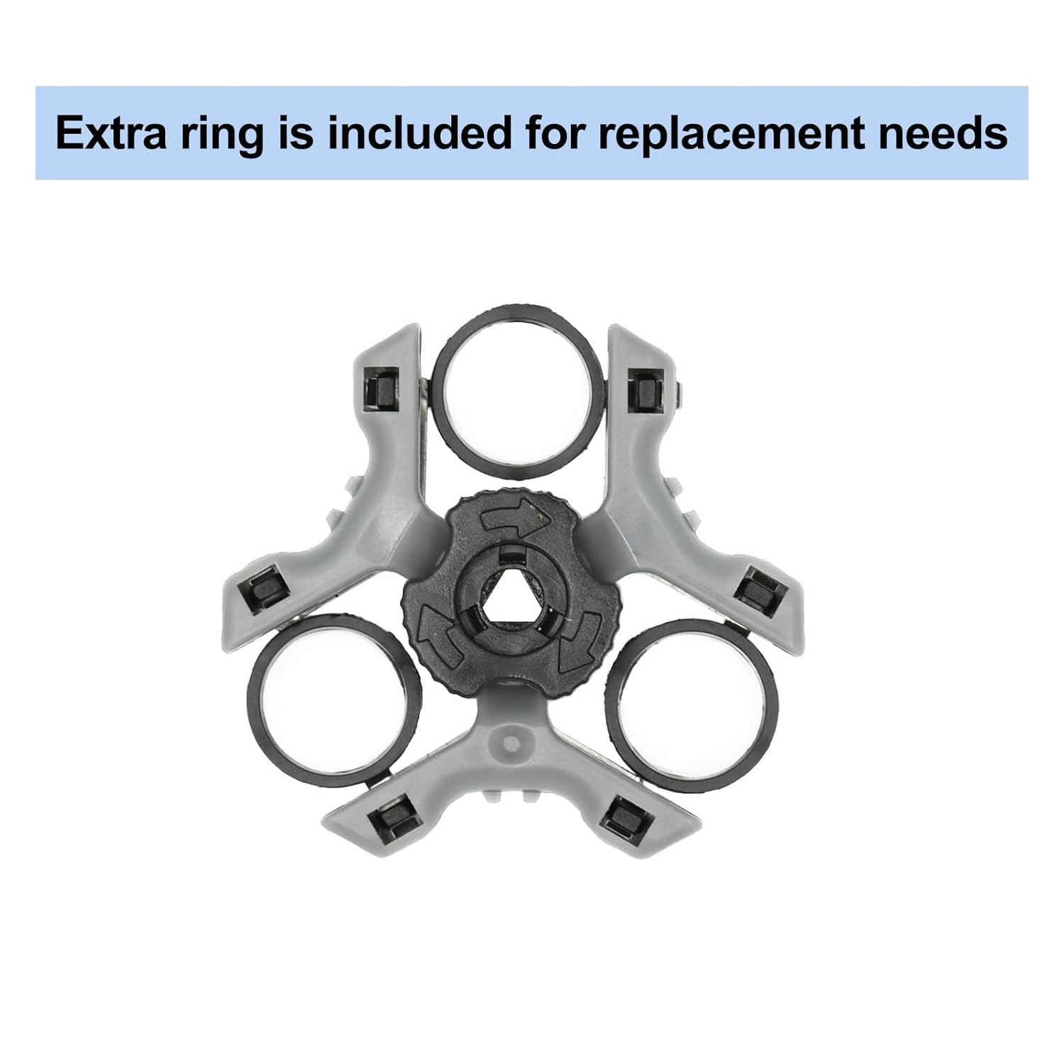 RF RollingFit SH30 retaining ring ensures secure, quick head replacement