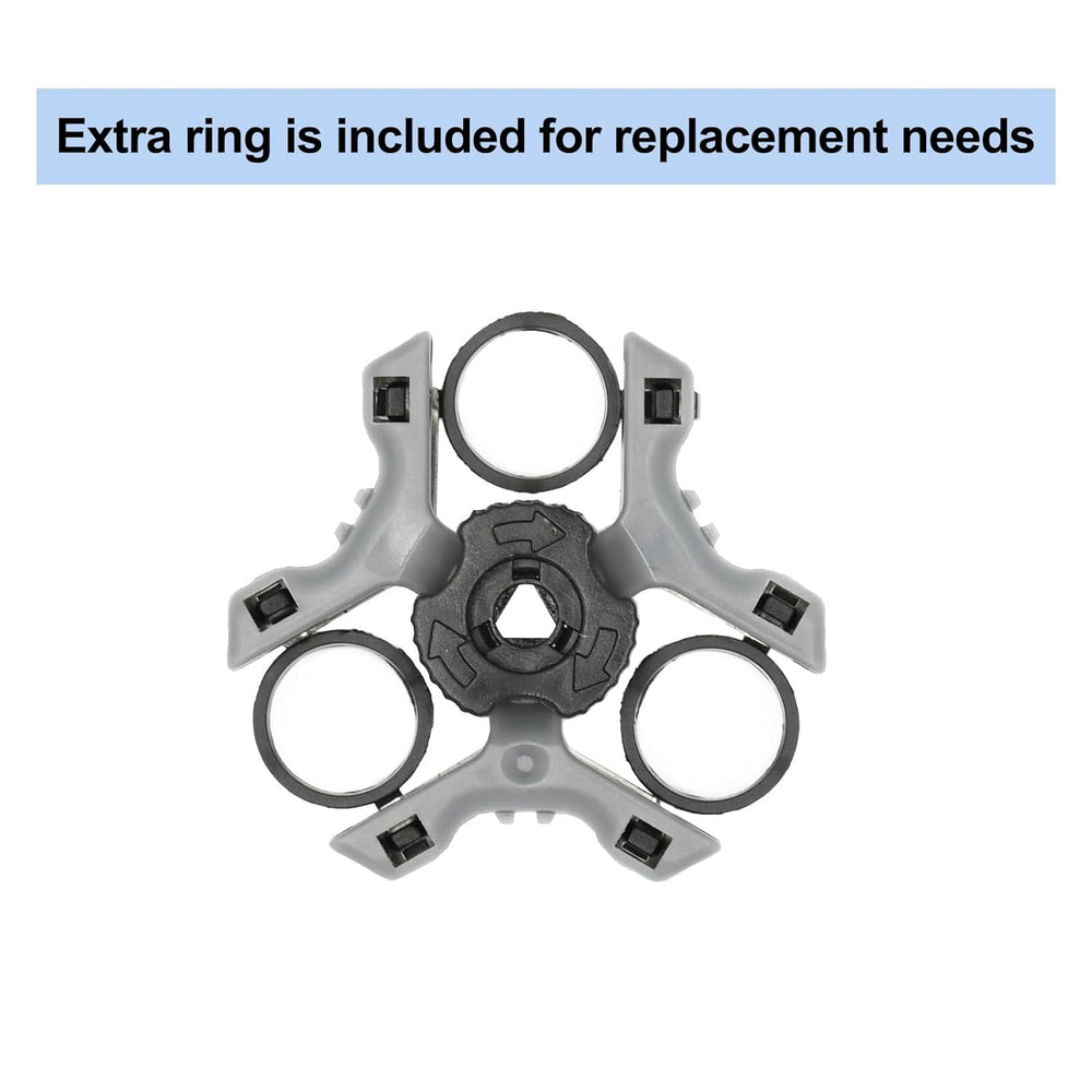 RF RollingFit SH30 retaining ring ensures secure, quick head replacement