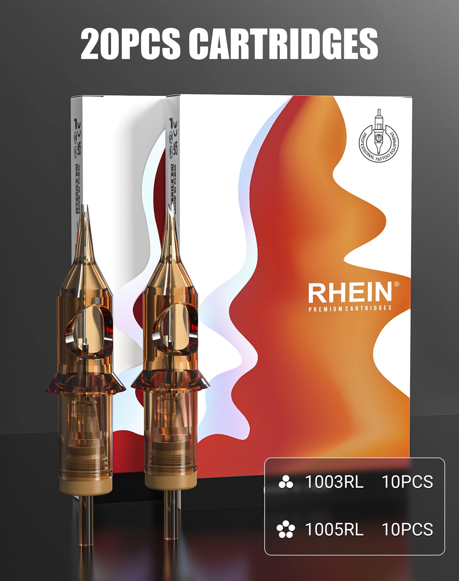 RHEIN complete kit with grip cover tape and gloves