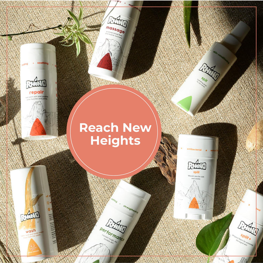 Rhino Skin Solutions Repair Cream Oregon-made branding signals quality and craft.