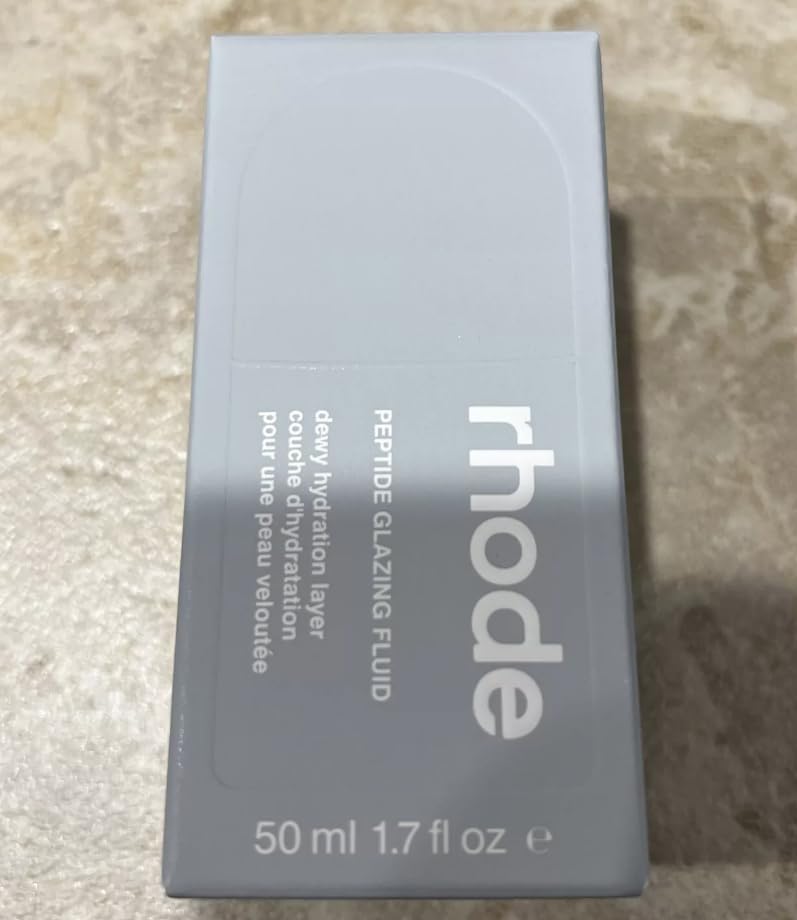 Rhode Barrier Restore Cream texture swatch demonstrates lightweight, fast-absorbing hydration.